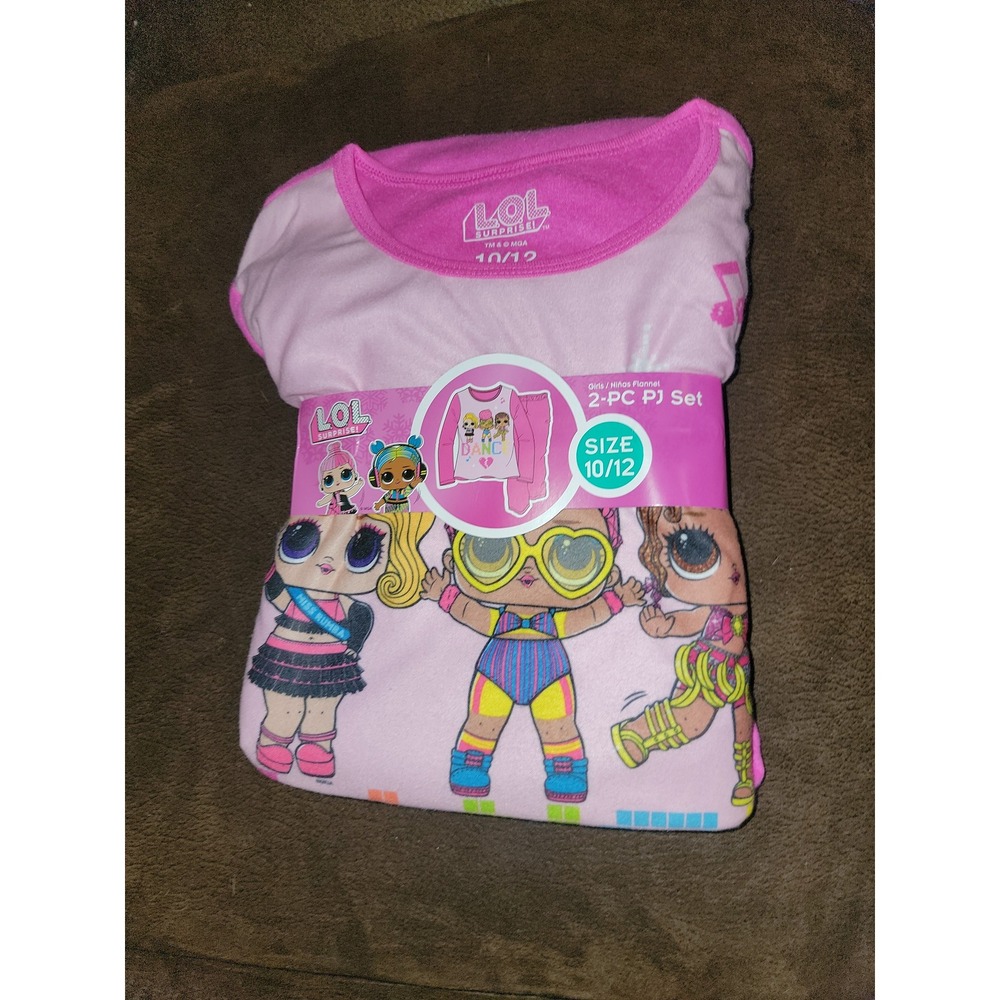 LOL surprise pajamas sleep wear set size 10 12 nwt